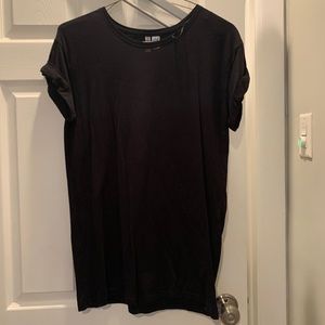 Black t-shirt dress